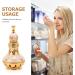 STOBAZA Refillable Crystal Glass Perfume Bottles - Retro Style Empty Essence Bottle for Essential Oils & Perfume | International Shipping Available - Buy Online on GoSupps.com