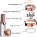 6 PCS Rose Gold Facial Hair Remover Replacement Heads for Women - Compatible with Finishing Touch Flawless Tool - 18K Gold Plated Blades - Includes Cleaning Brush - 2pcs - Buy Online on GoSupps.com