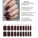 Wahrshei Brown Nail Foils - Self-Adhesive 20 Pcs | UV Gel Nail Stickers & Polish Wraps for Stunning Manicures - Buy Online on GoSupps.com