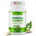 Moringa Capsules 1000mg Moringa Leaf Extract 10:1 Complete Green Superfood for Energy Sleep Immune & Gut Health Veg Capsules 60 Count All-Natural Non-GMO Made in USA 60 Count (Pack of 1)