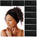 Tobeffect Headbands for Women Non Slip Turban Headband Boho Elastic Head Band Hair Accessories (Black Grace)