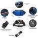 TUDEC 4-in-1 Hands-Free Dog Leash & Multifunctional Waist Bag 5.8ft Zero Shock Bungee Car Seat Buckle & Reflective Threading - Blue - Buy Online on GoSupps.com