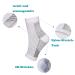 4 Pairs Plantar Fasciitis Socks - Compression Cuffs for Heel Pain Relief Neuropathy Support Night Wear - XXL White - Buy Online on GoSupps.com