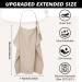Huiguli Breastfeeding Cloth | Upgrade 76x110cm Musselin Nursing Cover | Soft Khaki Cotton Scarf for On-the-Go Privacy | Outdoor Nursing Apron with Storage Bag - Buy Online on GoSupps.com