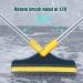 2 in 1 Cleaning Scrub Brush 120 Rotating Detachable Floor Scrub Brush with Long Handle V-Shaped Shower Brush for Cleaning with Squeegee for Bathroom Kitchen Floor Scrub BrushScrub Brush wi - Buy Online on GoSupps.com