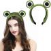 REYIN-CHHN Kermit the Frog | Frog Hair Head Band | Kawaii Headband | Cute Frog Headband - Ideal for Facial Beauty Routine | Adorable Frog Eye Design - Perfect Accessory for Cosplay Events - Buy Online on GoSupps.com