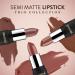 Mented Cosmetics Semi-Matte Nude Lipstick Trio | Nude Lala Dope Taupe No. 5 | Vegan Paraben-free Cruelty-free | Long Lasting & Non-Toxic Makeup - Buy Online on GoSupps.com