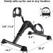 Ahmed Folding Under Desk Bike Pedal Exerciser - Arm/Leg Fitness Exercise - Portable Home Workout (Black) - Buy Online on GoSupps.com