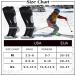 Merino Wool Ski Socks - Thermal Knee High Heated Socks 2 Pairs, Black, Medium - Buy Online on GoSupps.com