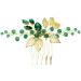 BETITETO Emerald Green Crystal Bridal Hair Comb - Gold Leaf Vine Hair Piece for Wedding & Parties - Buy Online on GoSupps.com