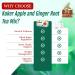 KUKER - Ginger & Apple Infusion | Apple Ginger Tea Mix 20 Bags - Flavoured Herbal Teas Green Tea Throat Soothing Blend | Premium Fruit Tea Bags Collection - Buy Online on GoSupps.com