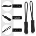 12 Pieces Black Zipper Pulls - 66mm Slipproof Zipper Pendants for Clothing & Backpack - Durable Replacement Extenders - Buy Online on GoSupps.com