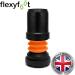 Flexyfoot 16mm Black Shock Absorbing Walking Stick Ferrule - Buy Online on GoSupps.com