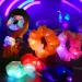 12 Pcs Light Up Scrunchies  LED Scrunchies Silk Hair Bands  Neon Satin Ponytail Elastic Hair Tie  Glow in the Dark Hair Accessories for Women Girls Birthday Gift Party Favors Halloween Christmas New Year Rave Headwear