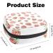 Muooum Menstrual Artery Bag - Zipper Women's Flip Bag for Tampons - Strawberry Pink Pattern - Perfect for Girls - Buy Online on GoSupps.com