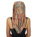 Satin Reversible X-Long Hair Wrap Cap for Long Braids by Scarlett Rain - African Print - Buy Online on GoSupps.com