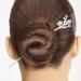 Vintage Chinese Metal Hair Stick with Rhinestones - Stylish Silver Hairpin for Women | Elegant Bun Styling Accessory - Buy Online on GoSupps.com