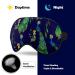 Peacock Design Sleep Mask | Adjustable Strap Eye Cover for Men and Women | Blocks Light for Restful Sleep and Travel - Buy Online on GoSupps.com