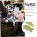 Plafope Jade Comb Set - 2 Portable Jade Hairbrushes & Gua Sha Tools for Scalp & Facial Massage | Perfect Skin Care & Relaxation - Buy Online on GoSupps.com