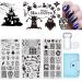 Halloween Nail Art Plates Nail Stamp Manicure Tool Kit for Manicure DIY Image Printing Nail Design Nail Transfer Tools