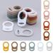 Soft Silicone Baby Pacifier Holder Clip - 5pcs Multi Colors | Free Silicone Adapter Rings - Shop Now! - Buy Online on GoSupps.com