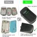 WRINERY Oxygen Saturation Monitor - Portable Pulse Oximeter Fingertip with OLED Display O2 Saturation Monitor Includes Batteries & Lanyard (Royal Black-Silver) - Shop Internationally - Buy Online on GoSupps.com