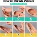 4-Piece Silicone Heel Grips & Cushion Inserts for Women's High Heels - Prevent Slip & Discomfort - Buy Online on GoSupps.com