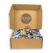 Gourmet box with 1000g hanuta Minis and Knoppers Mini's in the storage box