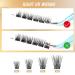LANKIZ 48 Pcs DIY Eyelash Extension Kit - Soft & Lightweight Individual Lash Extensions 10-16mm Mix - Wide Band Cluster Lashes for Home Use - Buy Online on GoSupps.com