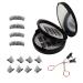 6 Pairs Magnetic Eyelashes with Eyelashes Clips Reusable 3D Natural Effect Fake Lashes Waterproof Soft Magnetic Eyelashes Extension Set with Applicator for Women Girls Easy to Wear and Removal