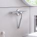 Ettori 10'' Stainless Steel Shower Squeegee | Clear Glass Wall Cleaner with Suction Hook - Buy Online on GoSupps.com
