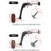 Lixada 3PCS Fishing Reel Power Handle Grip - Non-Slip Foldable Wooden Knob for Spinning Reel - Replacement Grip Parts - Buy Online on GoSupps.com