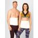 FITIT24 - kidney warmer for men and women (with Angora & merinoshaf wool) - kidney belt as protection against wind - back warmer with a massage effect and cozy warmth for back size 4