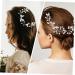 Beaupretty Comb Twisted Flower Arrangement and Comb Headwear headpiece for bride rhinestone hair comb Hair comb for women comb pearl hair clip hair accessory for women Hair - Buy Online on GoSupps.com