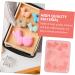 TEHAUX 1pc Big Ear Rabbit Silicone Mold Silicone Cookie Mold Donut Silicone Mold Bunny Soap Moulds Silicone Animals Molds for Chocolate Baking Mold Cake Accessories Silica Gel Pink Cheese Pink 21.1X16.1X3.1CM - Buy Online on GoSupps.com