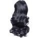Claw Clip Ponytail Hair Extension - 12 Wavy Dark Black - Cute & Handy Hairstyle Accessory - Buy Online on GoSupps.com