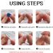 Short Press on Nails Square - 120Pcs Matte Color False Nails with Adhesive Tabs | Full Cover Acrylic Glue-on Nails for Women & Girls - Stylish Black Design - Buy Online on GoSupps.com