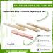 Buy Lucky Teeth Replaceable Bamboo Toothbrush with Aluminum Handle - 3 Soft Copper White Bristle Heads - Eco-Friendly & International Shipping - Buy Online on GoSupps.com