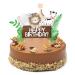 Jungle Animal Cake Toppers for Giraffe Lion Theme Party Happy Birthday Cake Topper Cupcake Decoration for Girls Boys Party Supplies for Jungle Theme Birthday Party(Multicolor)