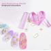 2pcs Embossed Nail Art Molds - Star & Heart Shape Metal Frame Tools for Professional Manicure - Buy Online on GoSupps.com