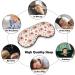 Light-Blocking Pink Pumpkins Floral Sleep Mask | Comfortable Eye Mask for Women | Adjustable Blindfold for Men | Fall Sleep Accessory - Buy Online on GoSupps.com