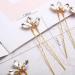 10-Piece Gold Crystal Wedding Hair Pins for Bride & Bridesmaids - Buy Online on GoSupps.com