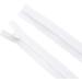 Invisible Zipper Set - Nylon Coil 2 Zippers in Various Sizes and Colors for Clothing and Crafts - White 12 inch - Buy Online on GoSupps.com