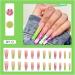Nail Art Patches Beautiful and Fashionable Nails Finger Decorations Beauty and Decorative Supplies Long Ballet Nails Matching Summer Finished Flame Fake Nails W112 Summer Flame - Buy Online on GoSupps.com