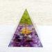 ycyingcheng Pyramid Ogan Crystal Energy Tower Nature Reiki Chakra Crushed Stone Natural Pyramid Ogan Crystal Energy Tower Energy Healing Reiki Chakra Crushed Stone Jewelry Home Office 6cm