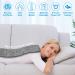 4 Heat Settings Electric Heating Pad for Back and Cramps Relief - 12 x 24 - Auto-Off - Neck and Shoulder Pain Relief - Grey-Violet Grey - Buy Online on GoSupps.com