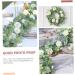 Zerodeko 3pcs Artificial Rattan Peony Garland Summer Front Door Wreath Arch Decor Fake Eucalyptus Garland Artificial Flower Eucalyptus Garland White Greenery Money Leaf Hanging Silk Flower Greenx3pcs 200X3.5CMx3pcs - Buy Online on GoSupps.com