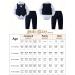 Baby Boy Formal Tuxedo Clothing Set | Amissz Gentleman Romper Outfit | Dark Blue | 3-6 Months - Buy Online on GoSupps.com