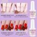 SAVILAND 15PCS No Wipe Gel Base and Top Coat Set - 15ml*2 | Shiny Soak Off Clear Gel Polish | Nail Salon Quality | Ideal Gift - Buy Online on GoSupps.com