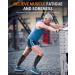 Shop Cambivo Compression Stockings & Calf Bandages for Men & Women - XXL Gray for Sports Running & Swelling Relief - Buy Online on GoSupps.com
